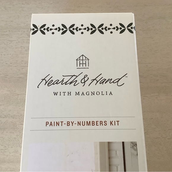 Hearth Hand Magnolia Ski Scene Paint-by-Numbers Art Kit - Picture 5 of 9